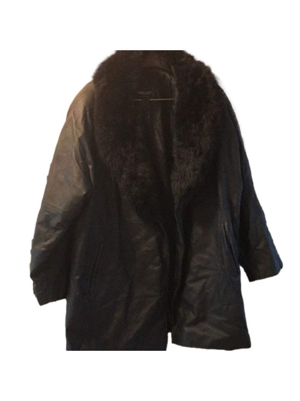 Pelle fur collar jacket
